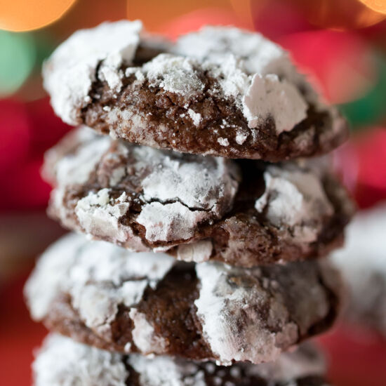 Chocolate Crinkle Cookies