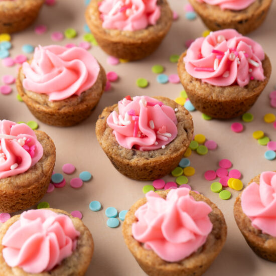 Mini Valentine Cookie Cups