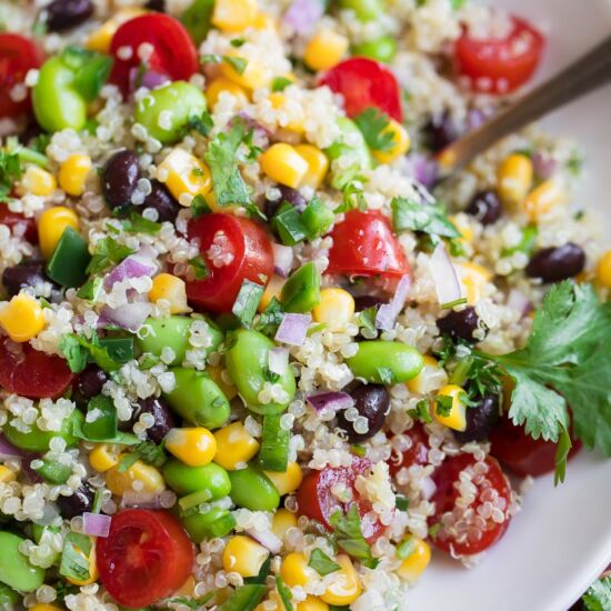 Cilantro Lime Quinoa Salad