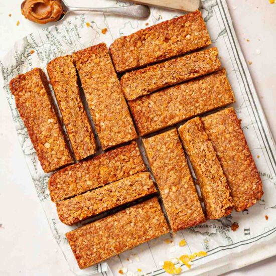 Cornflake Flapjack with Biscoff