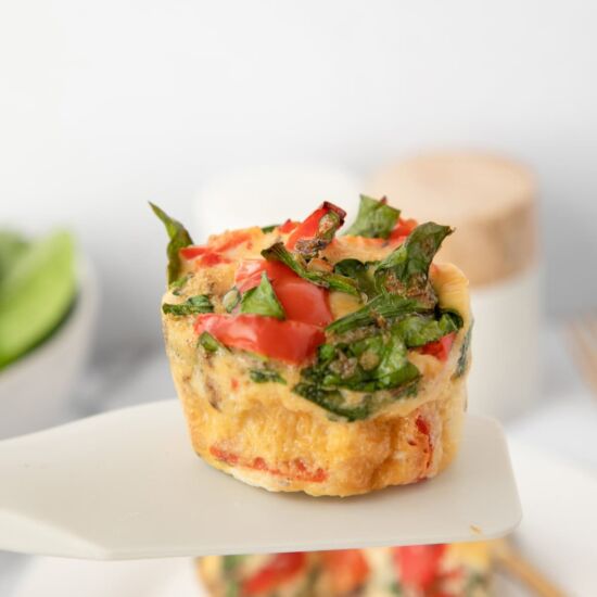 Feta Spinach Egg Muffins