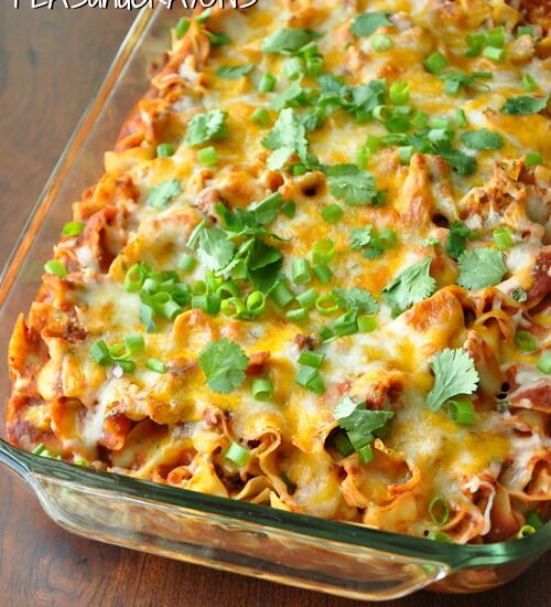 Enchilada Pasta Casserole