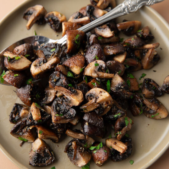 Garlic Roasted Mushrooms