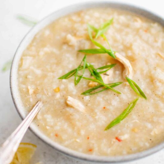 Ginger Chicken & Rice Soup
