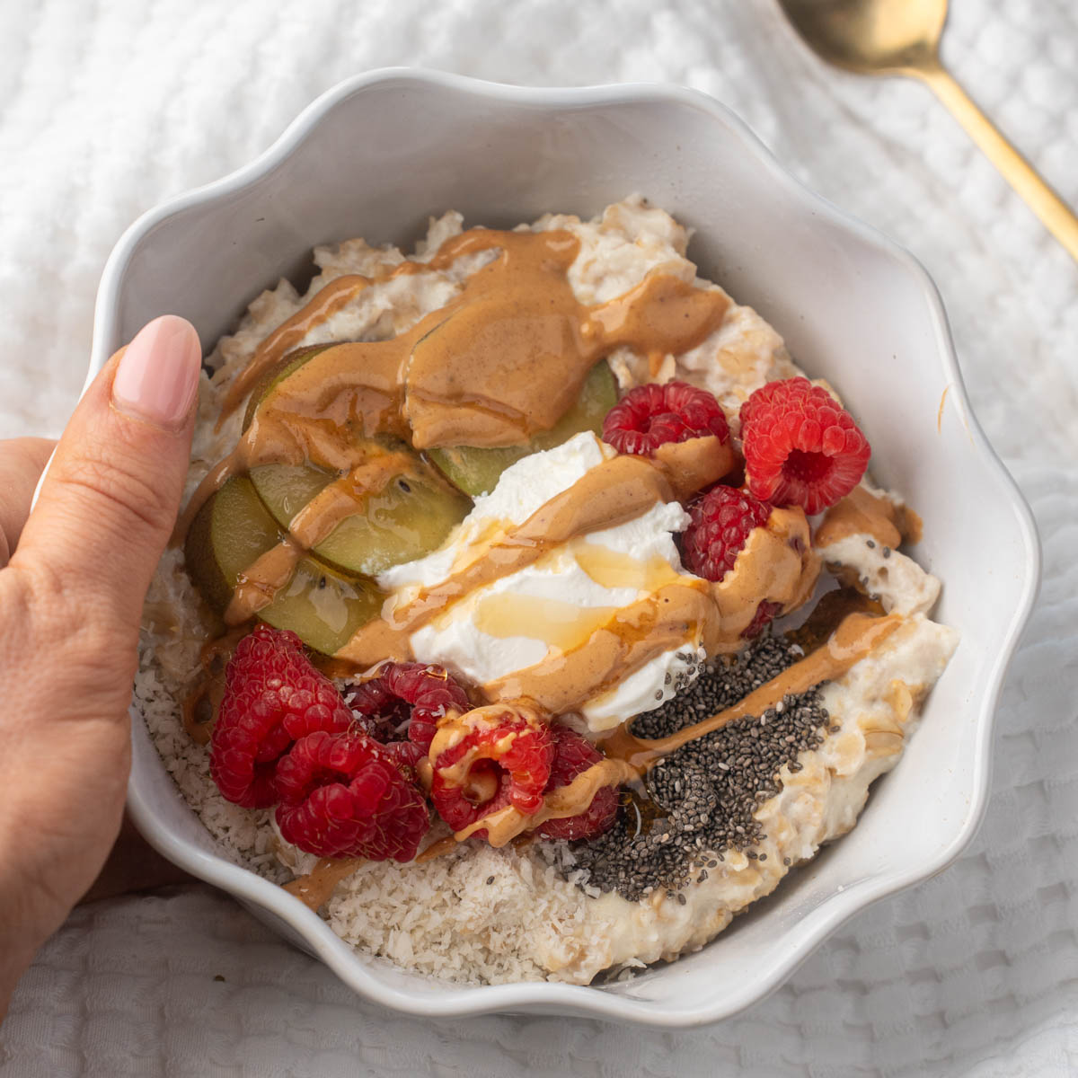 High Protein Oatmeal Egg Whites