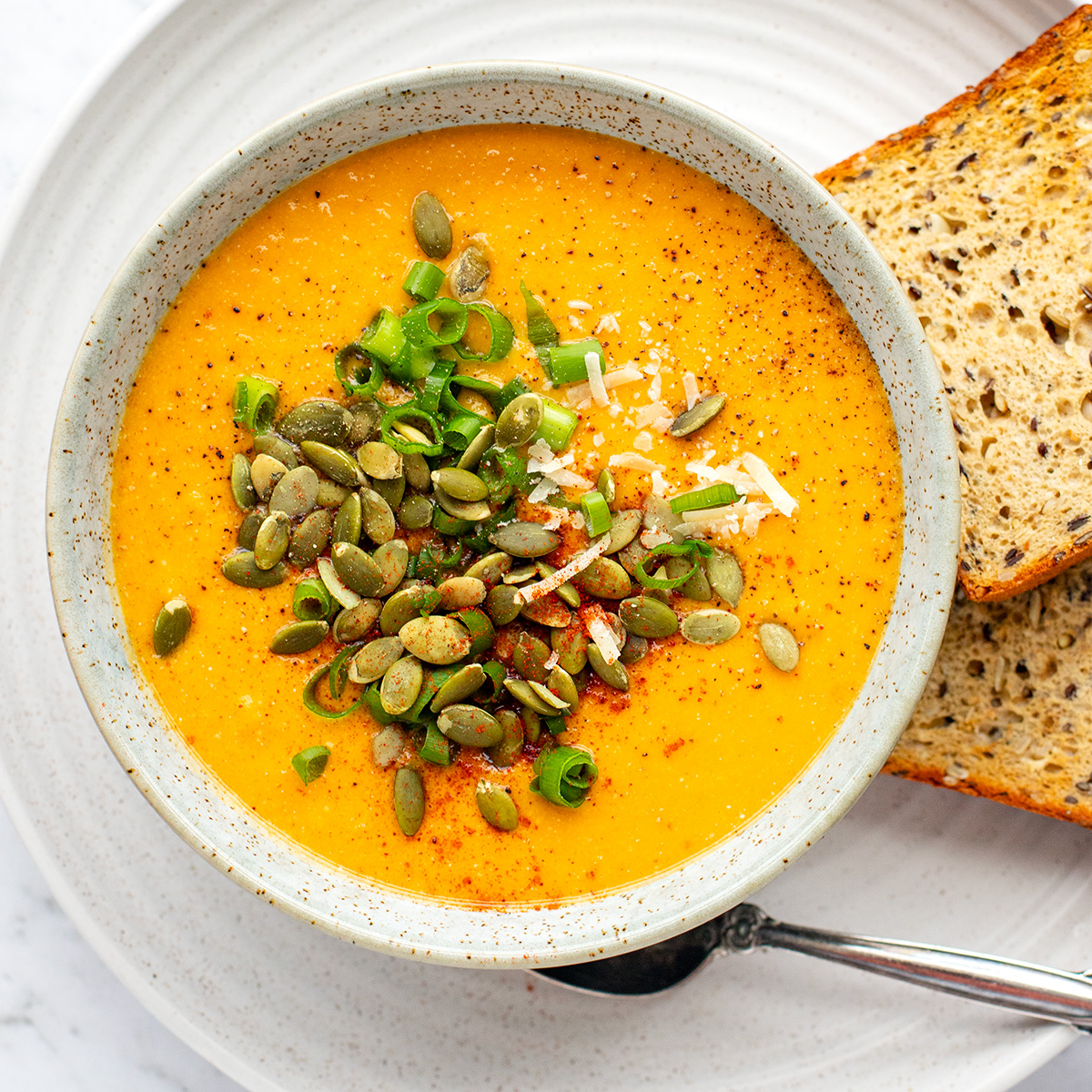 High Protein Butternut Squash Soup