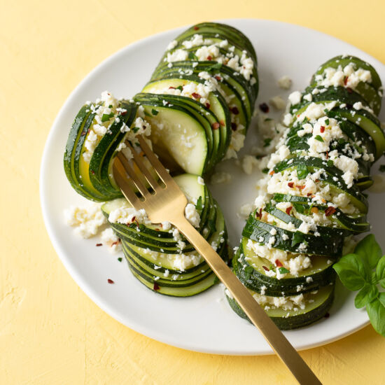 Hasselback Zucchini Squash