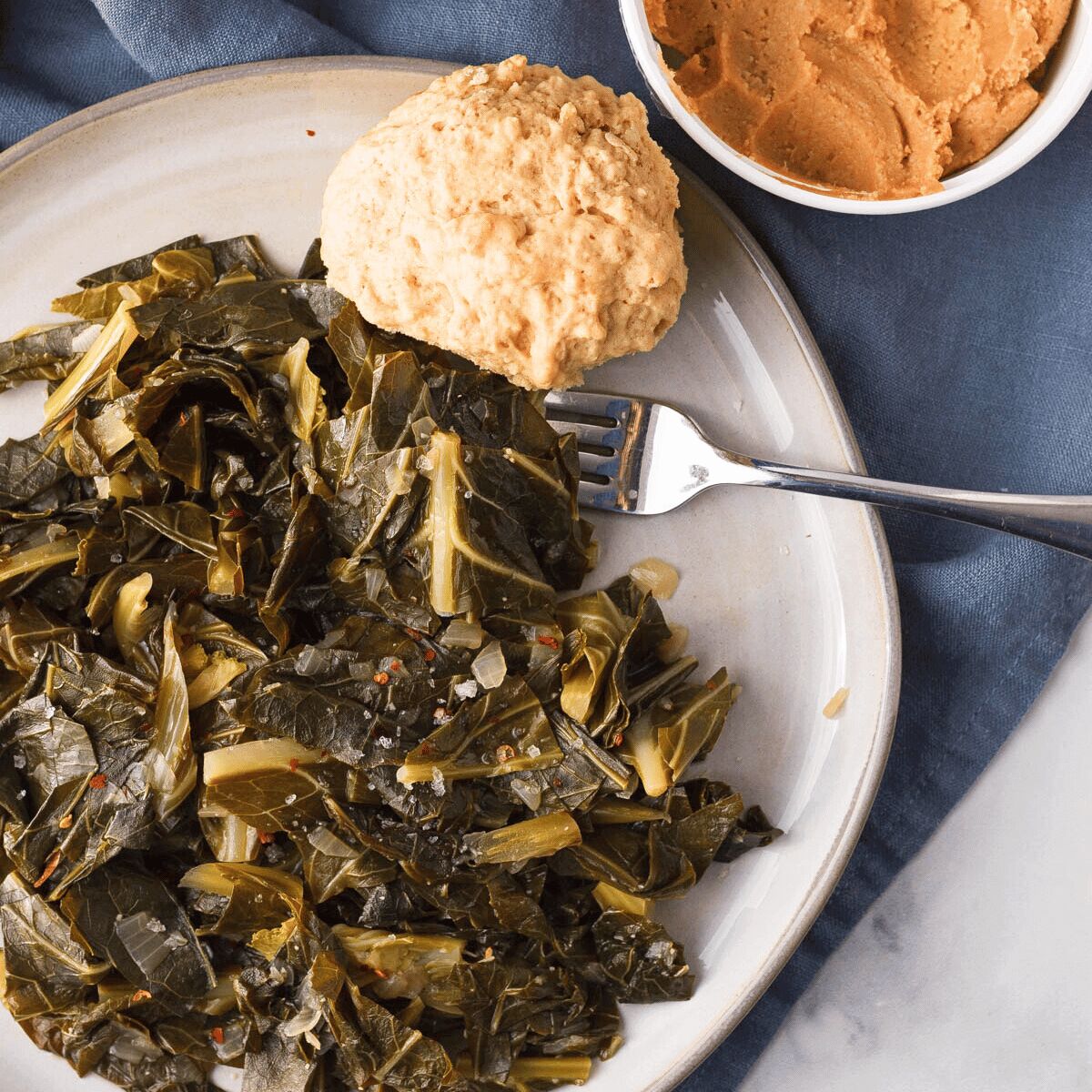 Miso Collard Greens