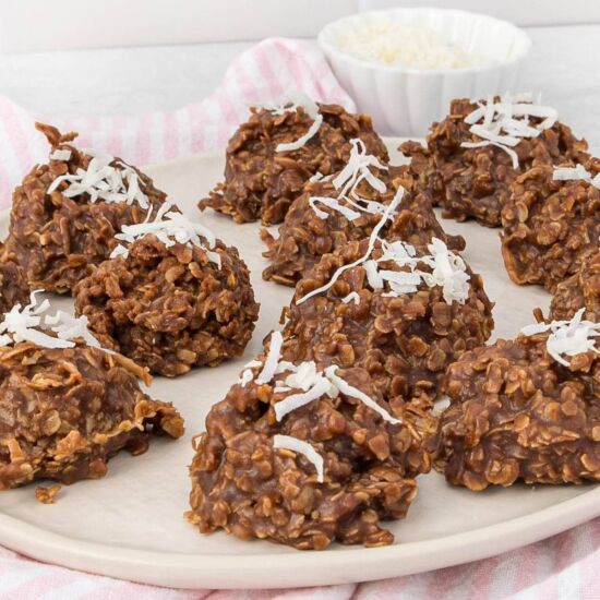 No Bake Peanut Butter Cookies