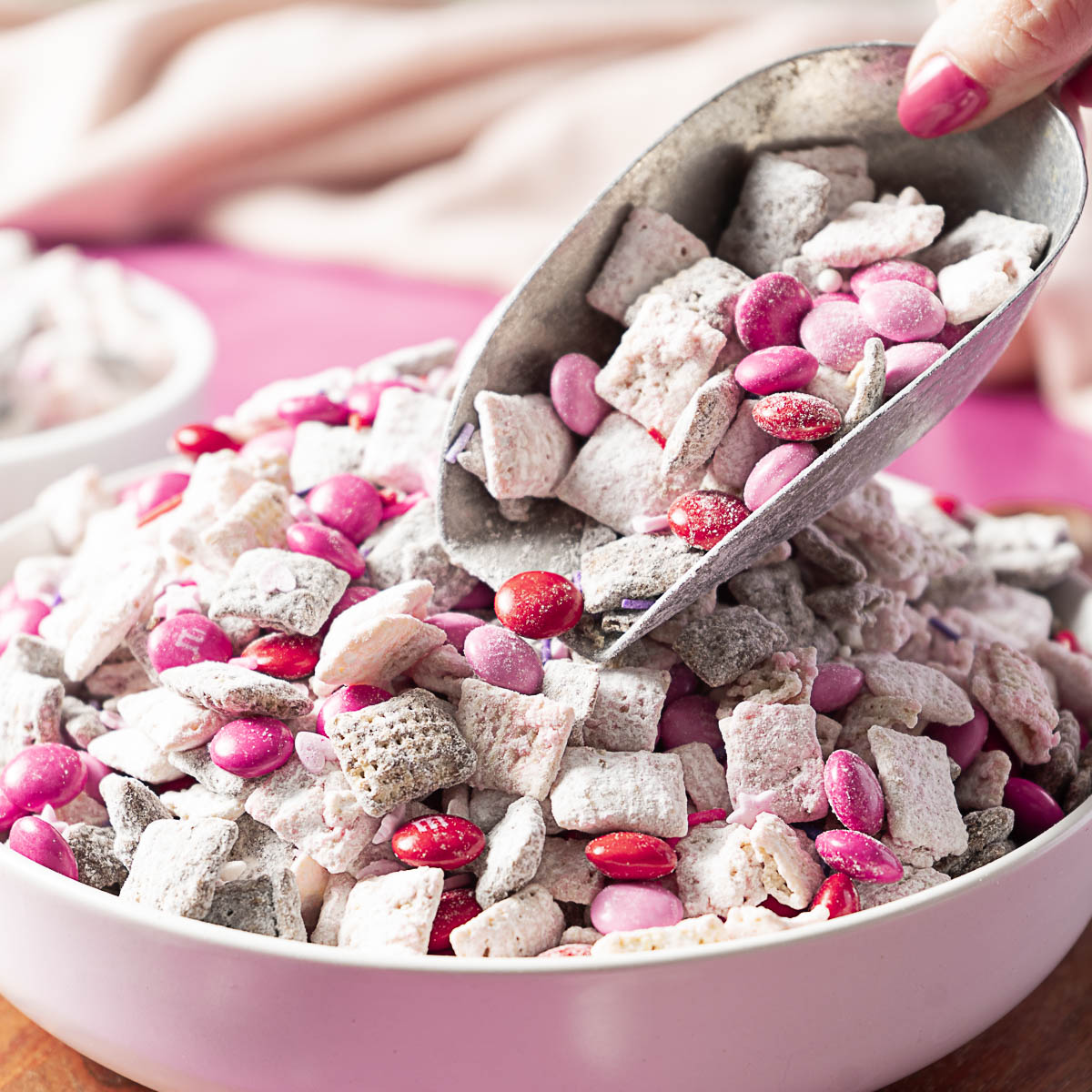 Pink Muddy Buddies (Puppy Chow)