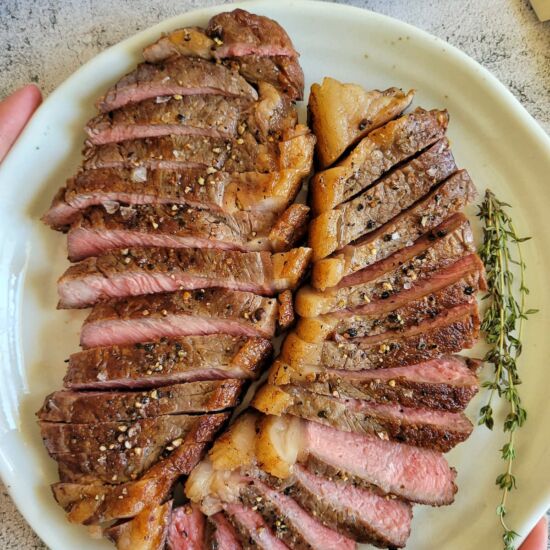 Reverse Seared Steak