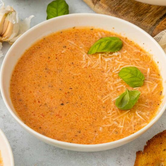 Roasted Red Pepper and Tomato Soup