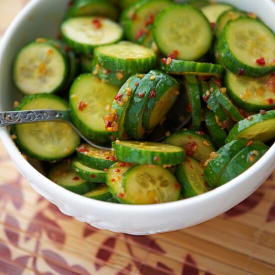 Spicy Asian Cucumber Salad