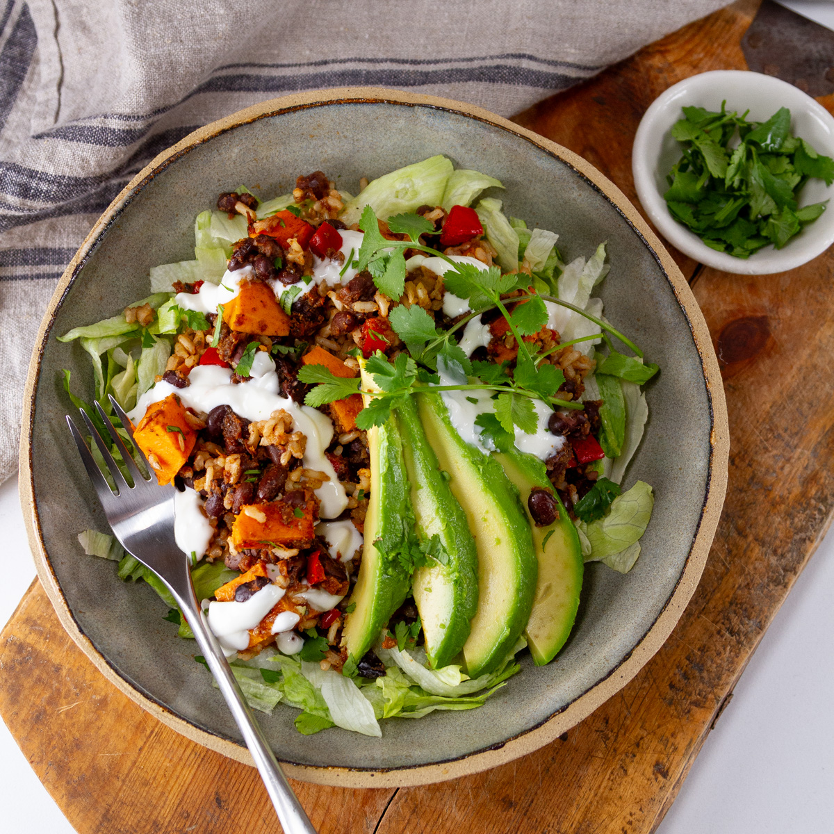 Black Bean Sweet Potato Casserole