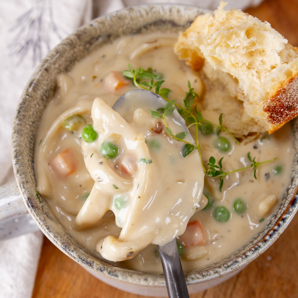 Creamy Noodle Soup