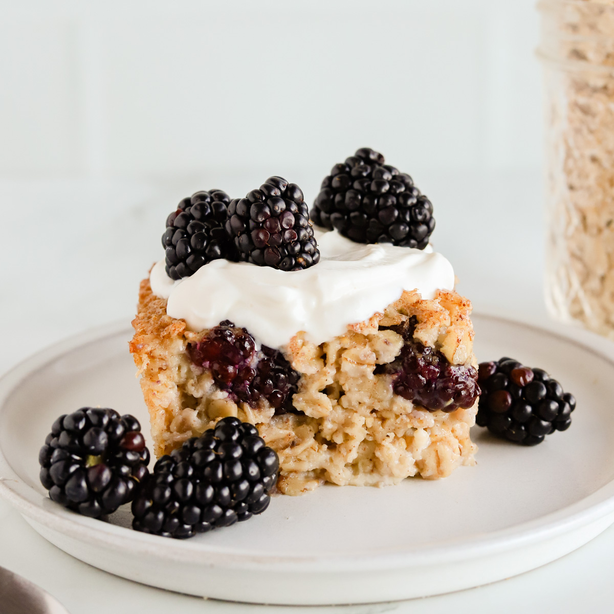 Blackberry Baked Oatmeal