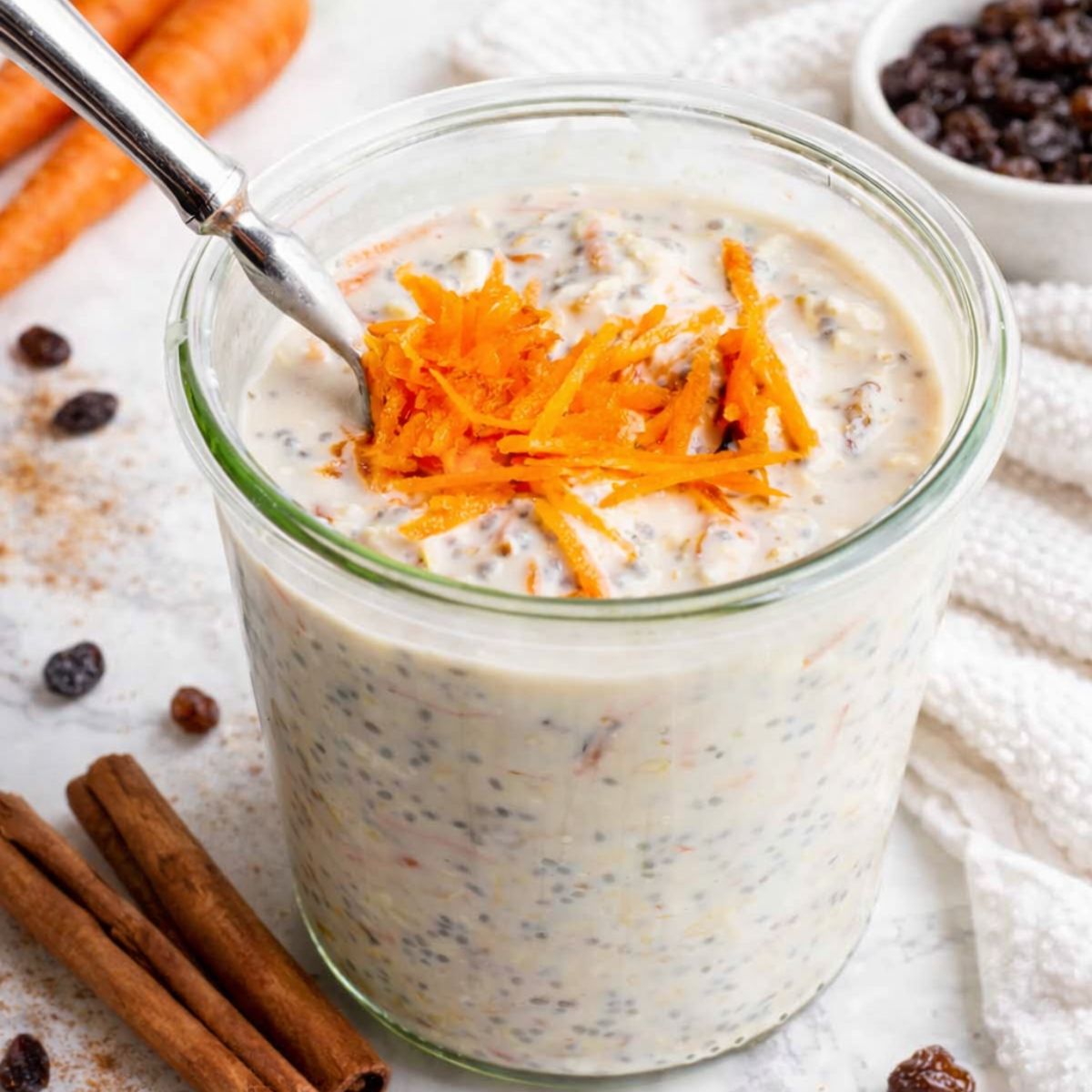Carrot Cake Overnight Oats