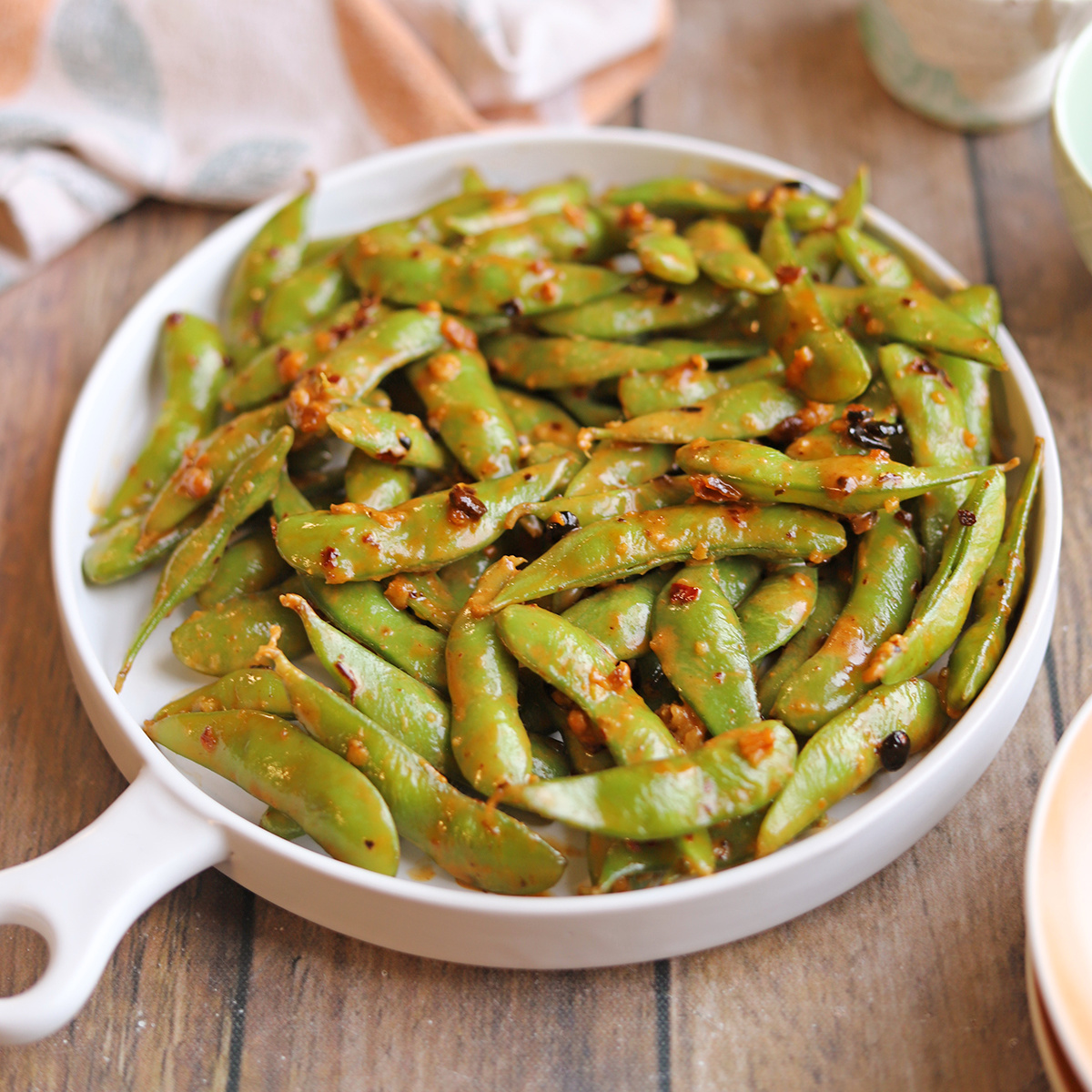 Spicy Edamame with Chili Crisp