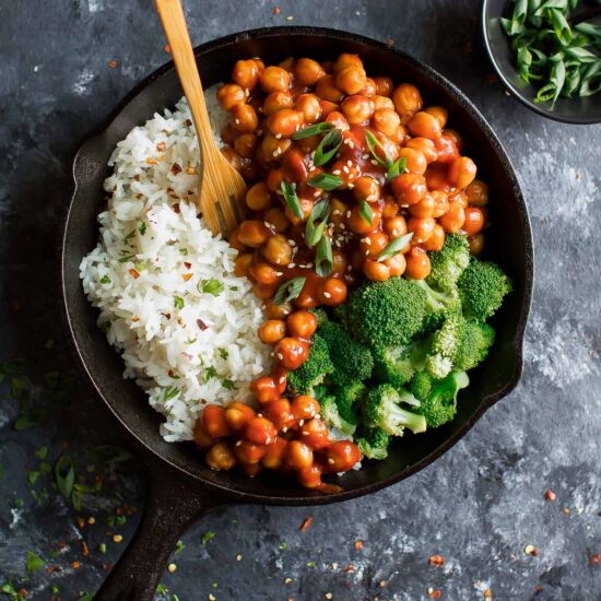 Sweet and Sour Chickpeas