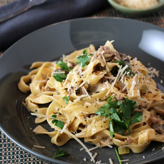 Tagliatelle with Ganjang Ragu