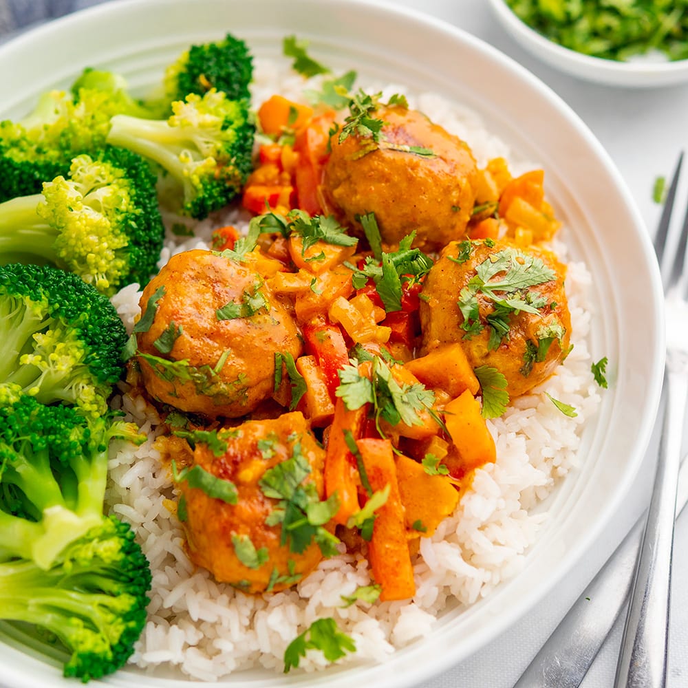 Easy Curry Meatballs