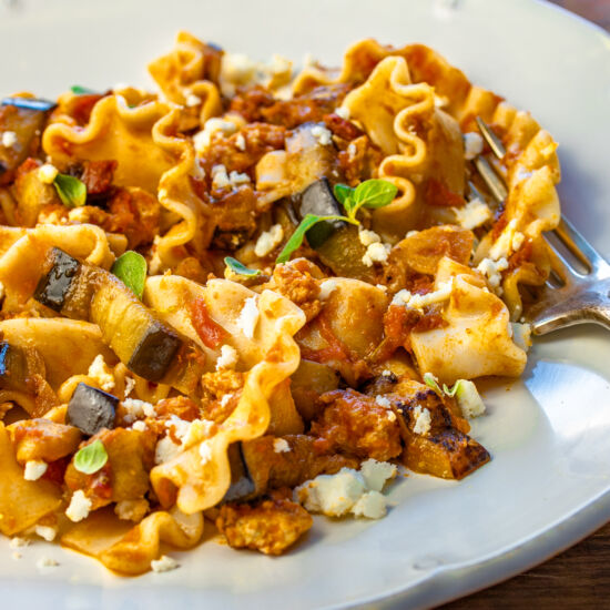 Deconstructed Greek Moussaka Pasta