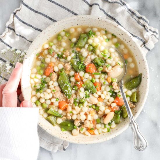Spring Soup with Veggies & Chicken