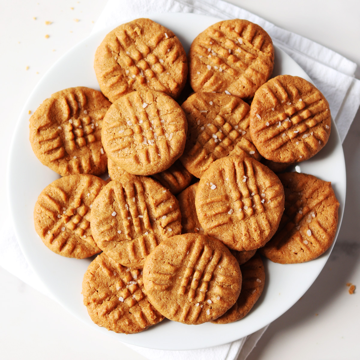 3 Ingredient Peanut Butter Cookies