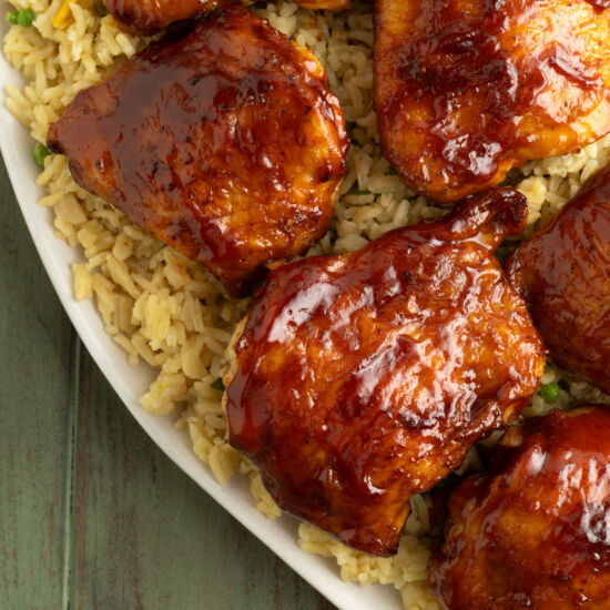 Air Fryer BBQ Chicken Thighs