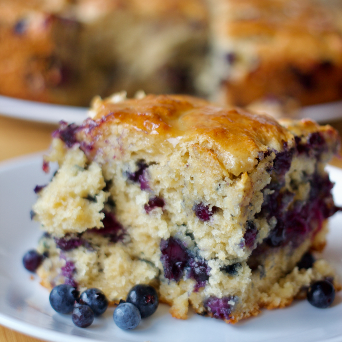 Blueberry Biscuits w/ Honey Butter