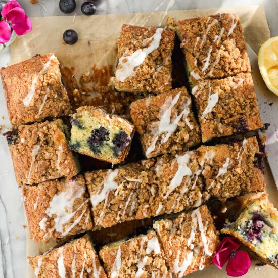 Blueberry Lemon Crumb Cake