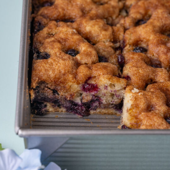 Blueberry Sour Cream Coffee Cake
