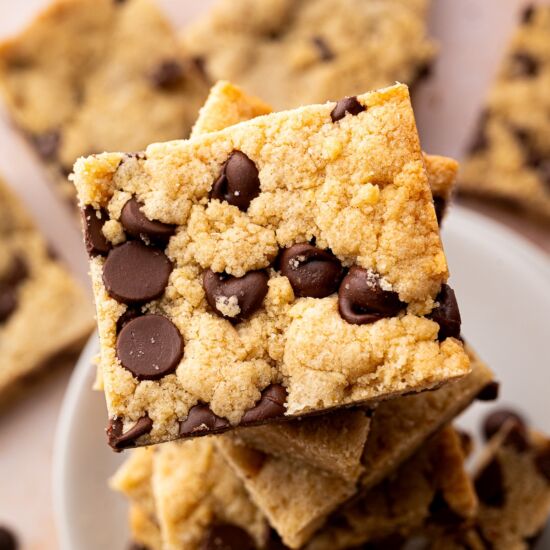 Bourbon Chocolate Chip Cookie Bars