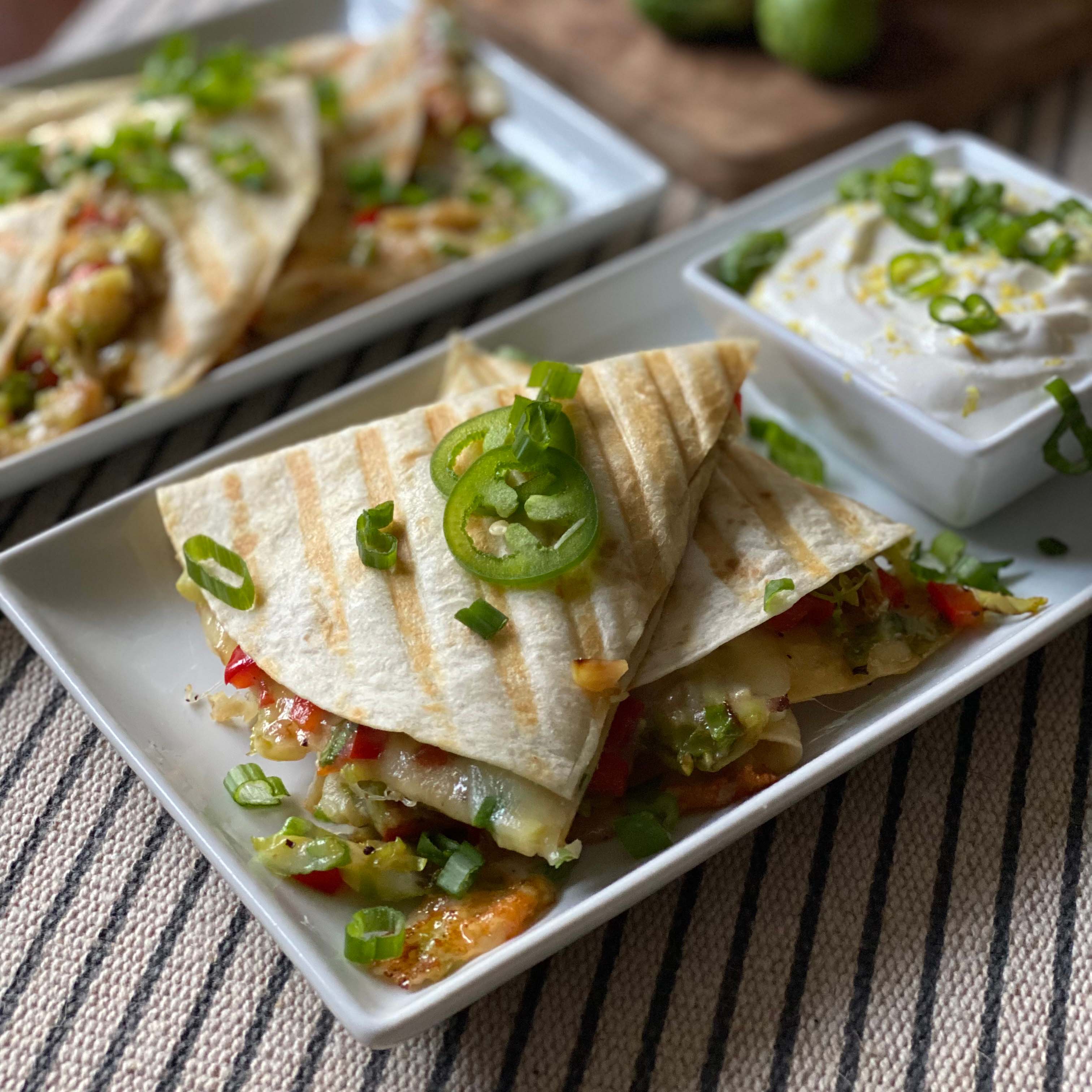 Brussels Sprout Quesadillas