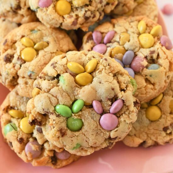 Thick & Chewy Easter Candy Cookies