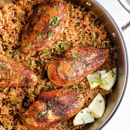 One Pan Cajun Chicken and Rice