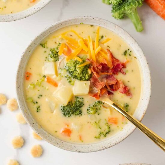 Broccoli Cheese Potato Soup