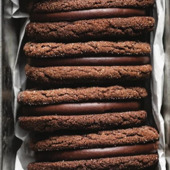 Chewy Chocolate Ginger Cookies