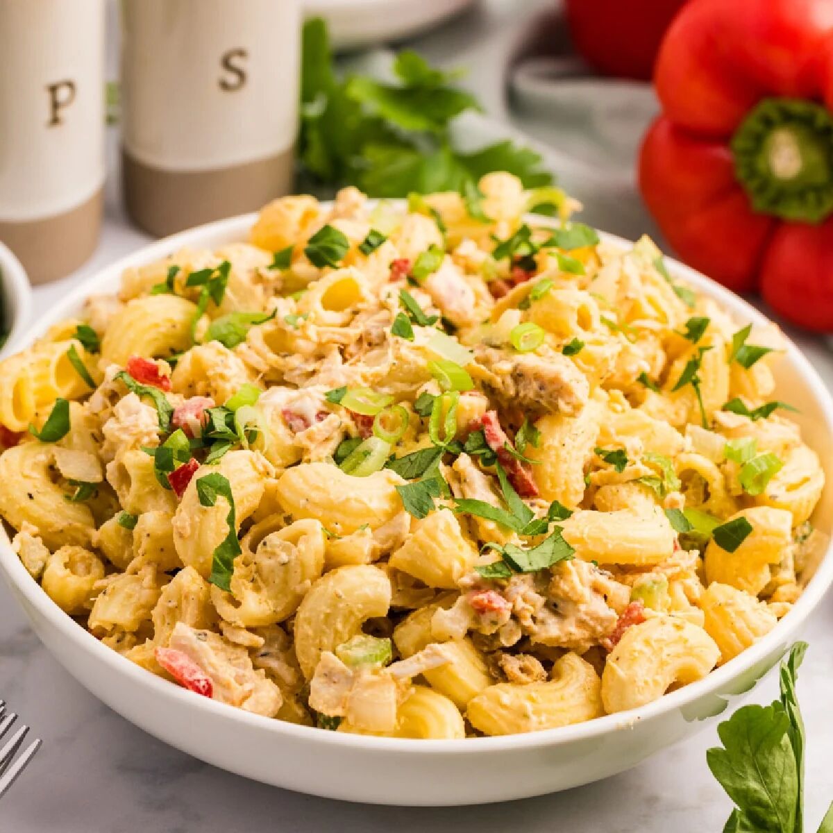 Chicken Macaroni Pasta Salad