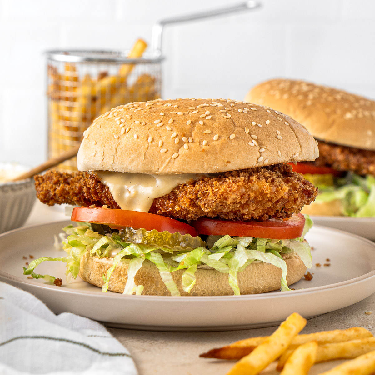 Chicken Schnitzel Burgers