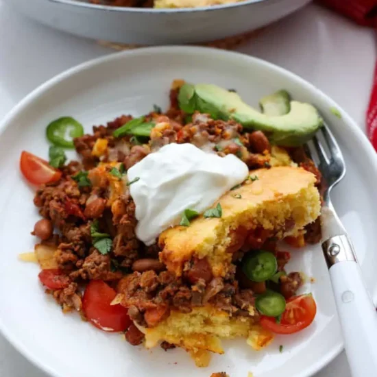 Chili Cornbread Casserole