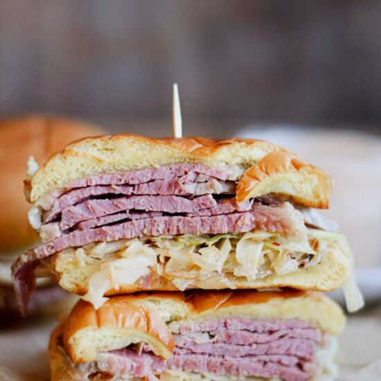 Corned Beef Reuben Sliders
