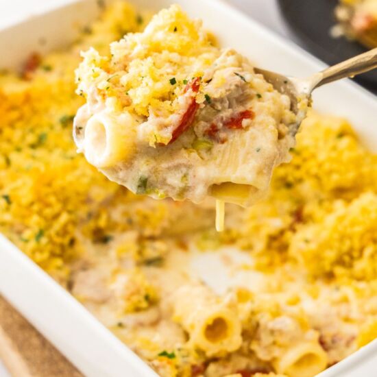 Creamy Tuna Pasta Bake