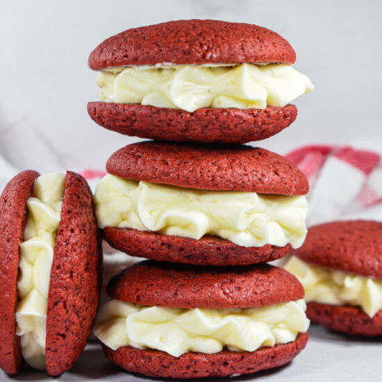 Red Velvet Whoopie Pies