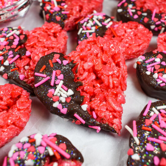 Valentine Krispie Treats