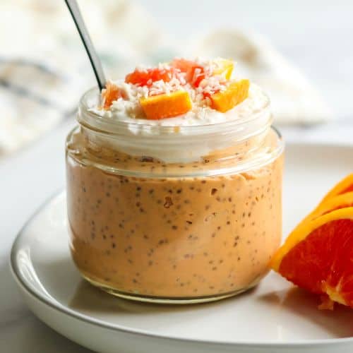Orange Cream Chia Pudding