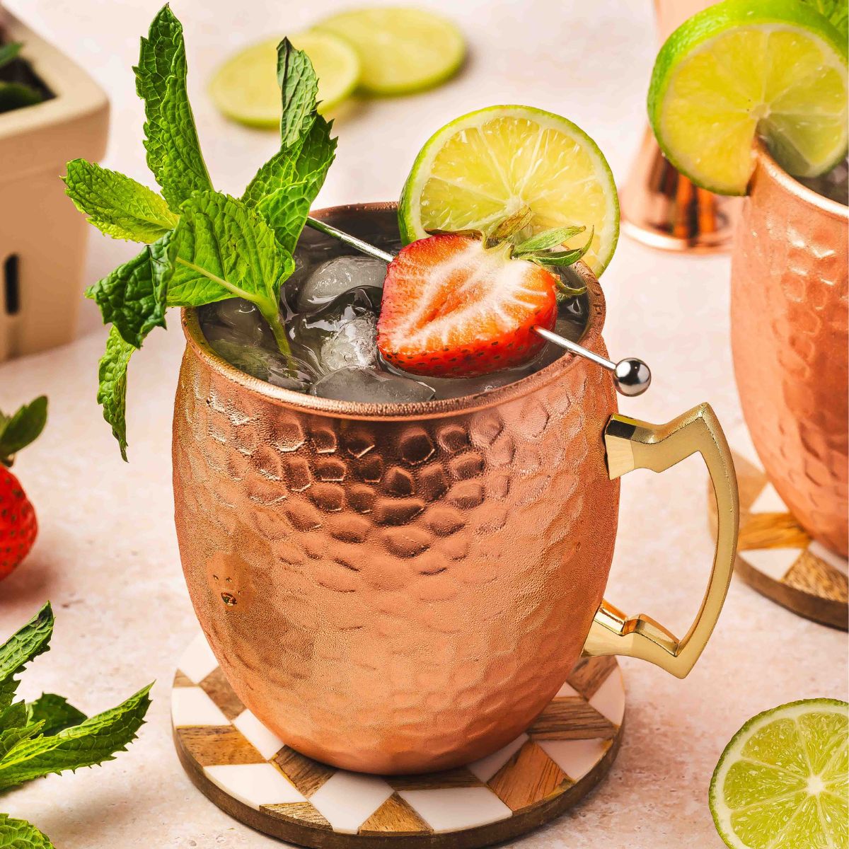 Sparkling Strawberry Moscow Mule