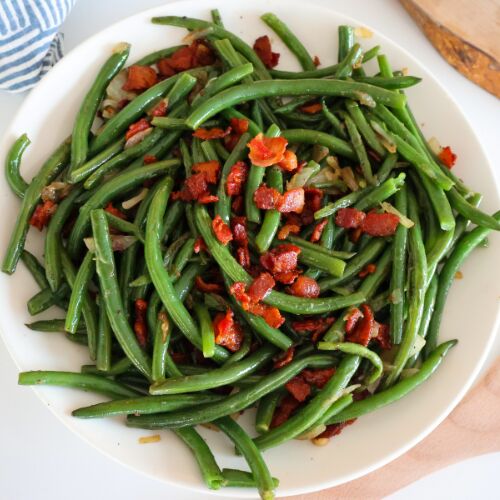 Green Beans with Bacon and Onions