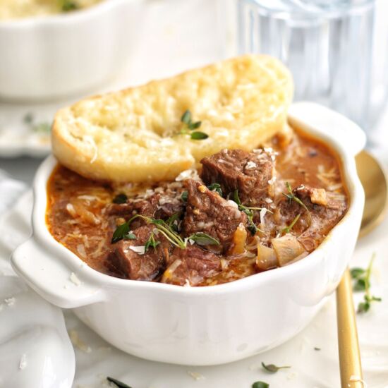 French Onion Steak Soup