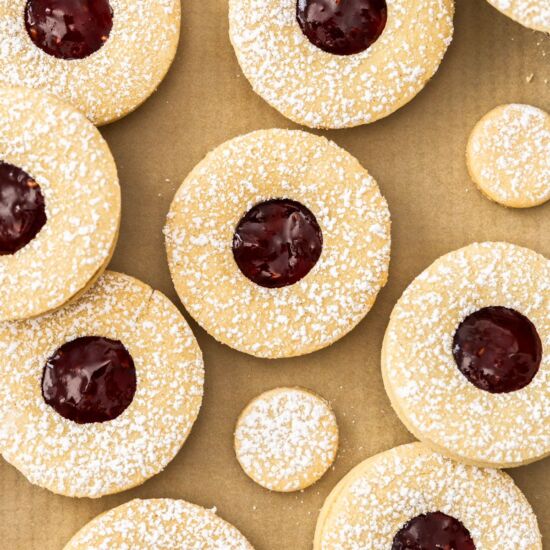 Gluten-Free Jam Shortbreads